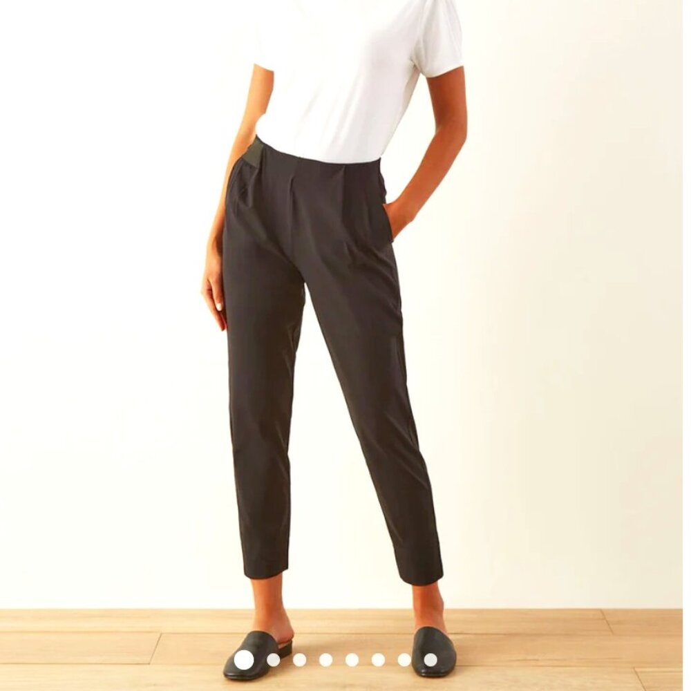 ADAY Black Ankle Pants